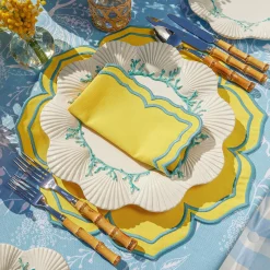 Fleur Yellow Placemats (Set Of 4)