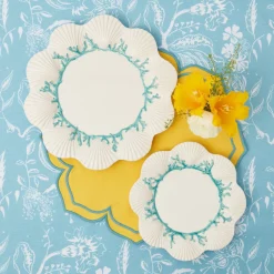 Fleur Yellow Placemats (Set Of 4)