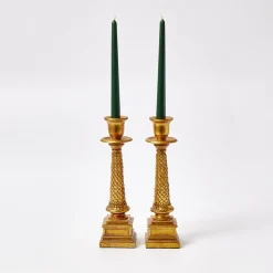 Forest Green Candles (Set Of 8)