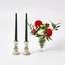 Forest Green Candles (Set Of 8)