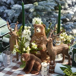 Forest Green Candles (Set Of 8)