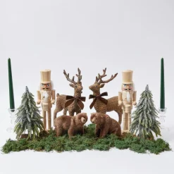 Forest Green Candles (Set Of 8)