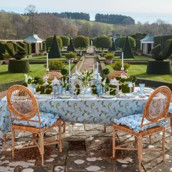 Frilled Lily Of The Valley Seat Pad Cushion (Set Of 4)