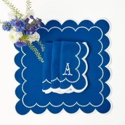 Gabrielle Blue Napkins (Set Of 4)
