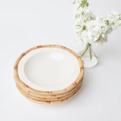 Geometric Bamboo Bowl