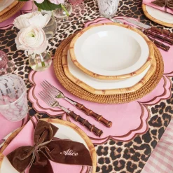 Geometric Bamboo Bowl