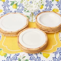 Geometric Bamboo Bowl