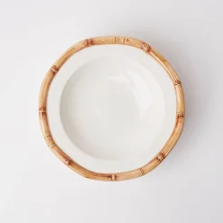 Geometric Bamboo Bowl