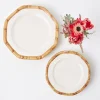 Geometric Bamboo Dinner Plate