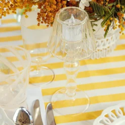 Glass Lantern Tea Light Holder (Pair) - 24Cm