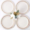 Gold Garland Dinner Plates (Set Of 4)