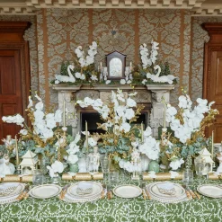 Gold Garland Dinner Plate