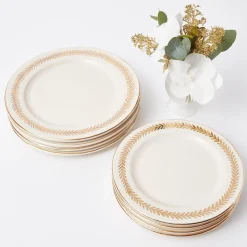 Gold Garland Dinner Plate