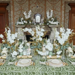 Gold Garland Dinner Plate