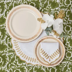 Gold Garland Dinner Plate