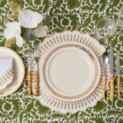 Gold Garland Dinner Plate