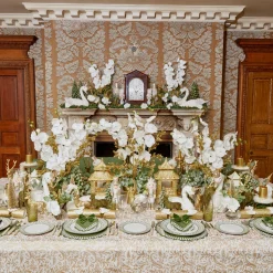 Gold Pillar Candles (Set Of 4)