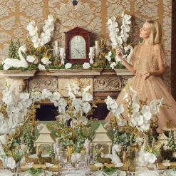 Gold Pillar Candles (Set Of 4)