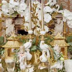 Gold Rattan Pagoda Lantern