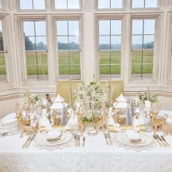 Gold Snowflake Napkins (Set Of 4)