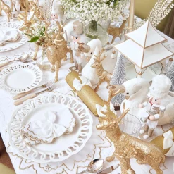 Gold Snowflake Napkins (Set Of 4)