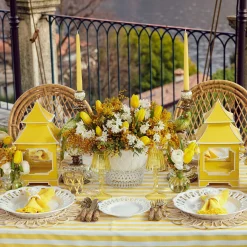 Green & Yellow Parrot Candlescape