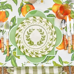 Green Garland Starter Plates (Set Of 4)