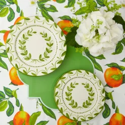 Green Garland Starter Plates (Set Of 4)