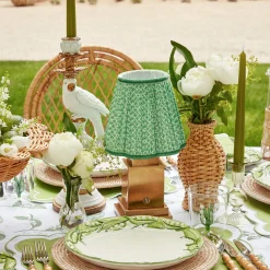 Green Lotus Lampshade