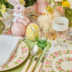 Green Tulip Water Glass (Set Of 4)