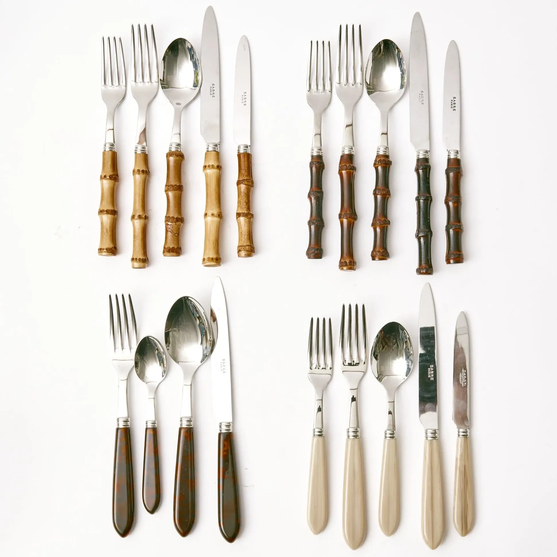 Grey Horn Cutlery Set (5 Piece)