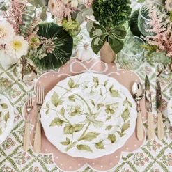 Hand Painted Hummingbird Dinner Plate