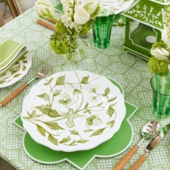 Hand Painted Hummingbird Dinner Plate