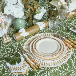 Hand Painted Tole Bud Vases (Set Of 3)