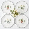 Heidi & Hans Skier Dinner Plate (Set Of 4)