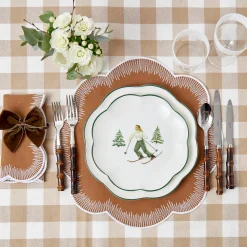 Heidi & Hans Skier Starter Plates (Set Of 4)