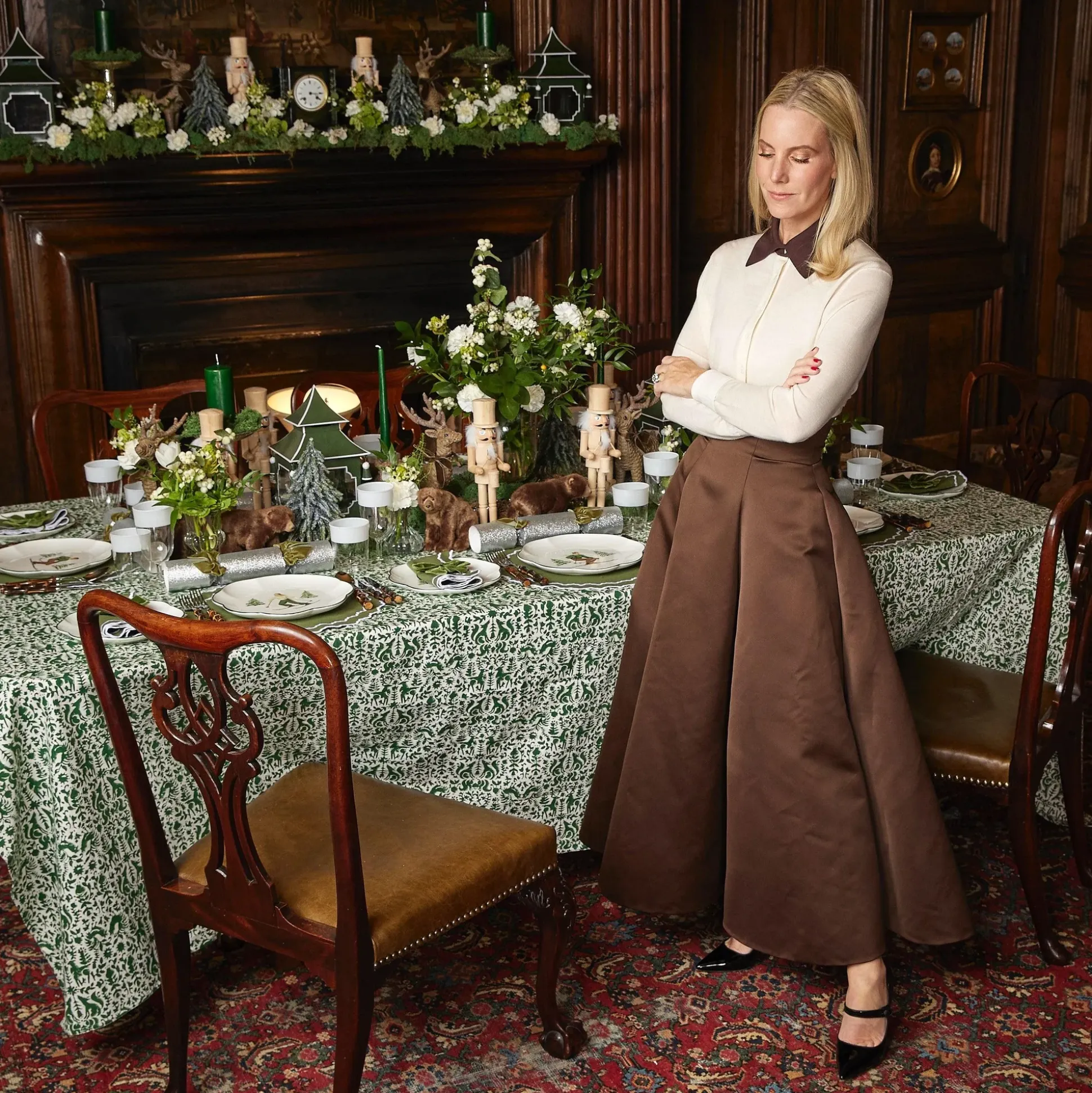 Heidi & Hans Skier Starter Plates (Set Of 4)