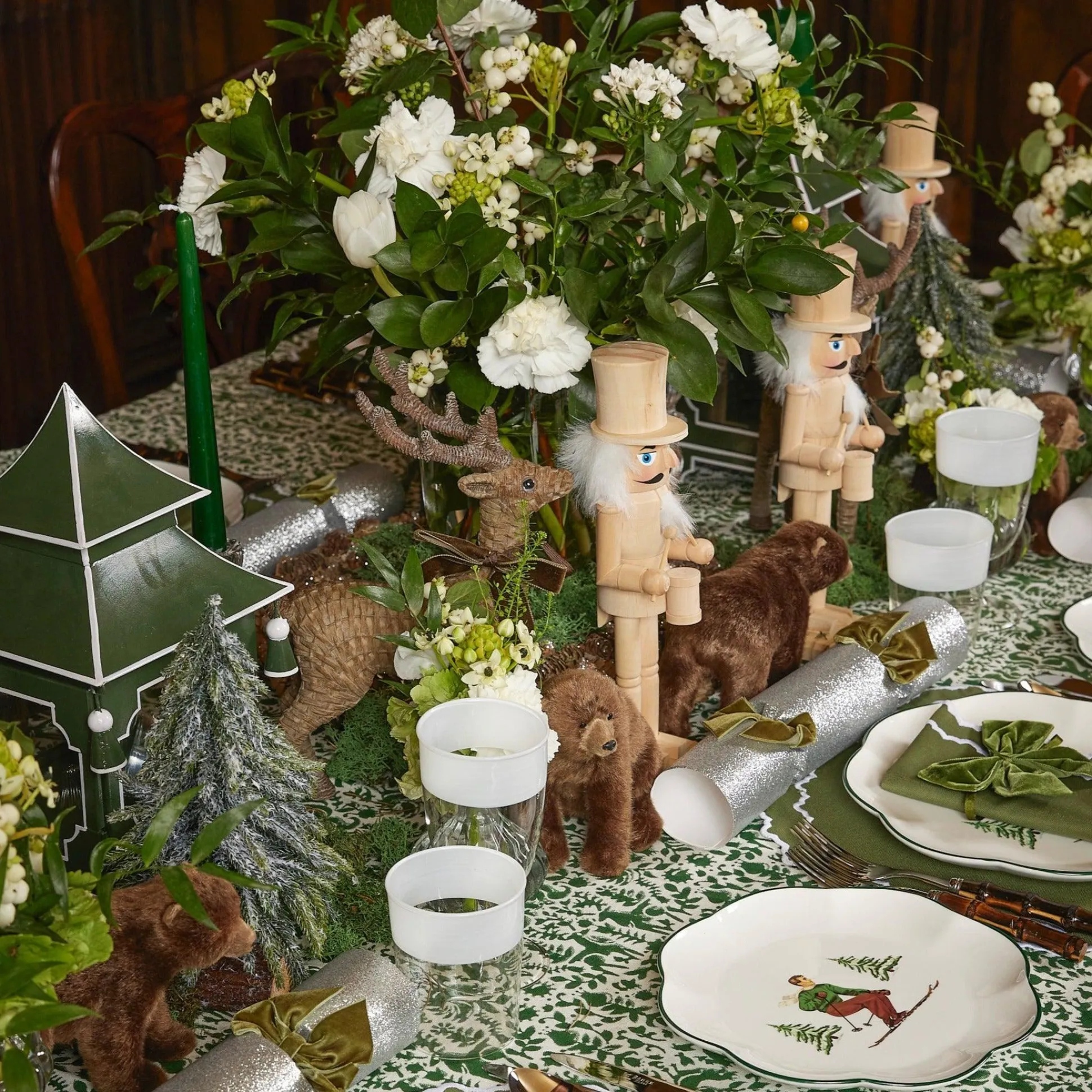 Heidi & Hans Skier Starter Plates (Set Of 4)