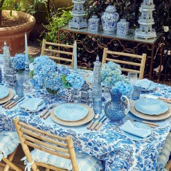 Hobnail Navy Glasses & Jug Set