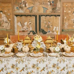 Honey Rattan Pagoda Lantern