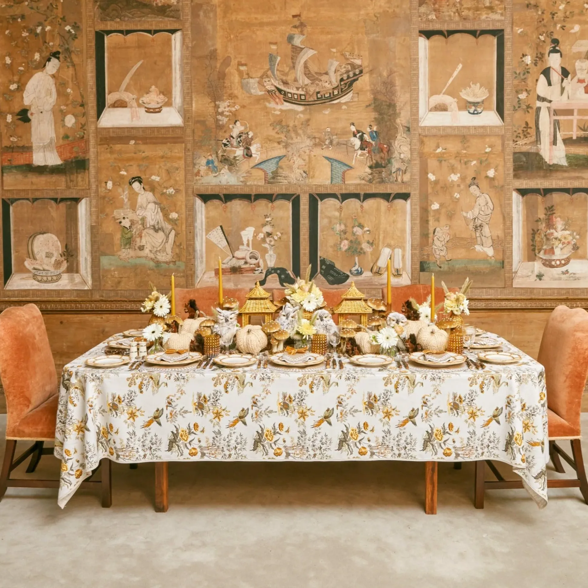 Honey Rattan Pagoda Lantern