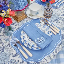 Ink Raffia Water Glasses (Set Of 4)