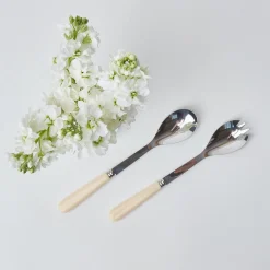 Ivory Salad Servers