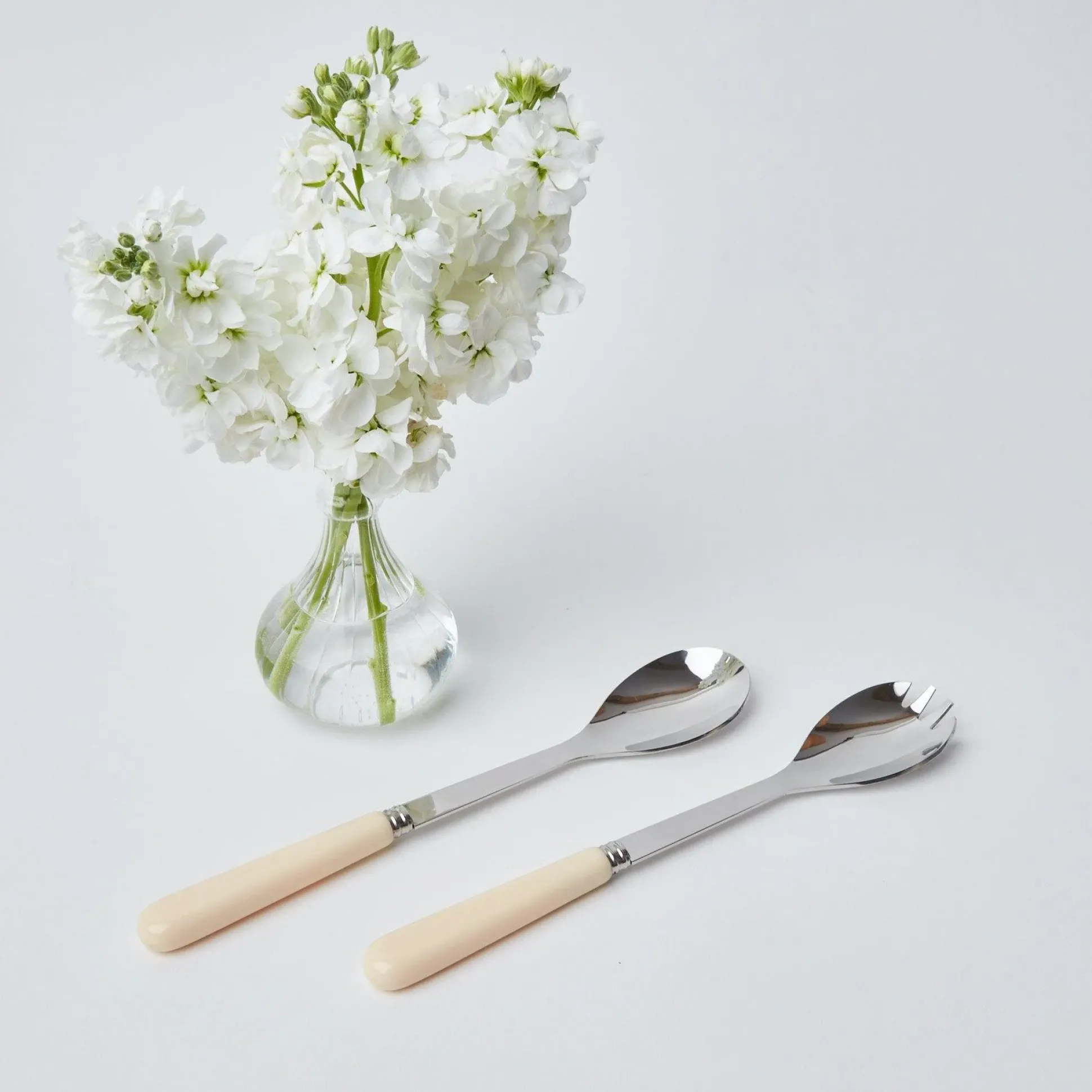 Ivory Salad Servers