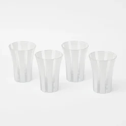 Jubilee Edition Striped Glasses (Set Of 4)