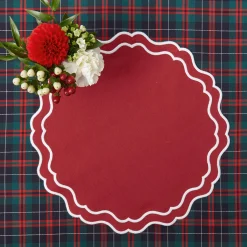 Katherine Berry Red Placemats (Set Of 4)