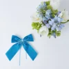 Large Blue Velvet Bow