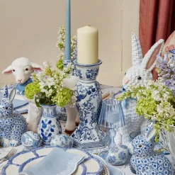 Large Chinoiserie Candle Holder