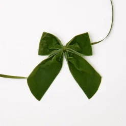 Large Forest Green Napkin Bow (Pair)