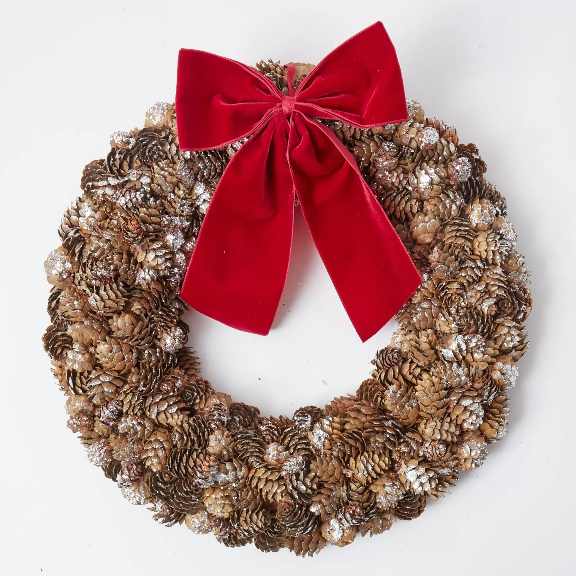 Large Ruby Red Velvet Bow